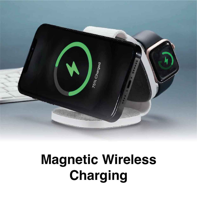 Danoz Smart - Laser 3-in-1 Travel Wireless Charging Pad for Apple
