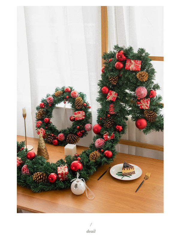 Deck the halls with festive flair! This Danoz Christmas wreath brings instant holiday magic to your front door or any wall in your home