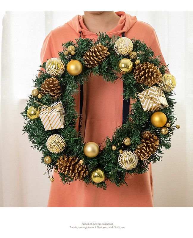 Deck the halls with festive flair! This Danoz Christmas wreath brings instant holiday magic to your front door or any wall in your home