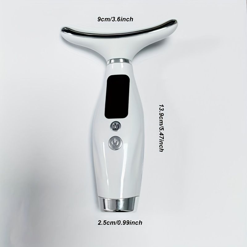 ✨ Danoz BeautySmart | 7-Mode Facial & Neck Skincare Device | Vibration & Heating Massage | USB Rechargeable | Digital Display | Home Spa | Gift for Women