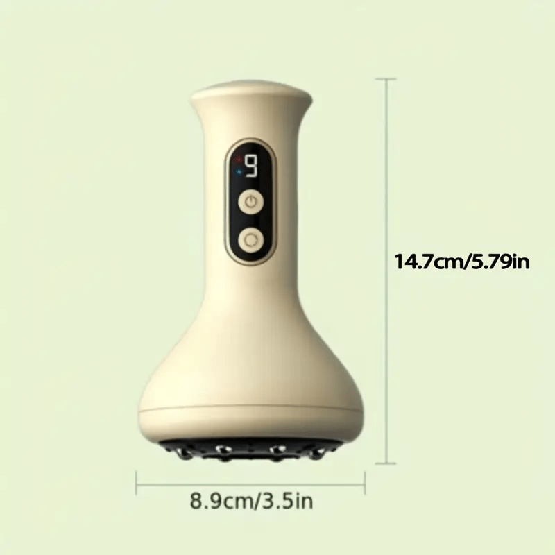 🔥 Danoz MassageSmart | 9-Speed Electric Cupping Massager | Heating + Gua Sha | 1200mAh | 8 Steel Balls | USB Rechargeable | Whole Body Relief