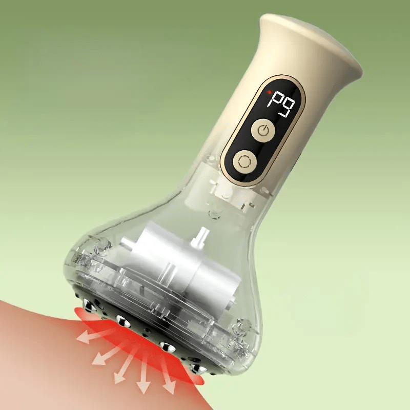 🔥 Danoz MassageSmart | 9-Speed Electric Cupping Massager | Heating + Gua Sha | 1200mAh | 8 Steel Balls | USB Rechargeable | Whole Body Relief