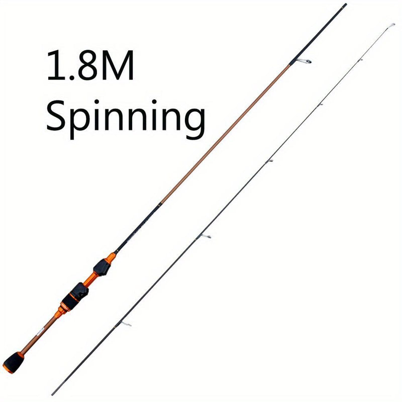 🎣 Danoz FishSmart | 1.8M Ultra-Light Carbon Fibre Micro Fishing Rod | 400g | Solid Tip | Extra Fast Action | Trout & Stream | UL Lure Rod
