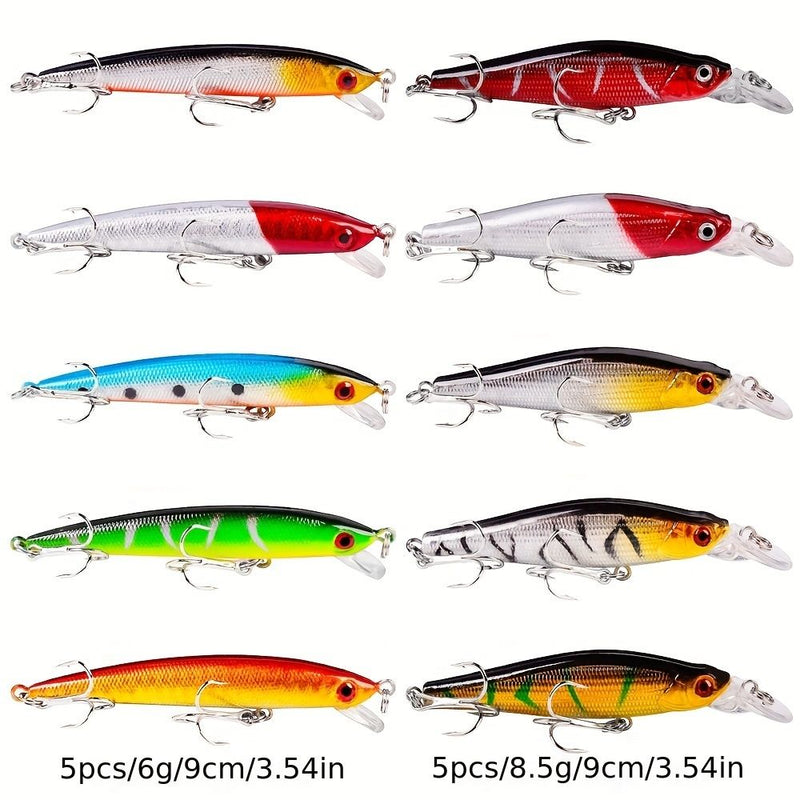 🎣 Danoz FishSmart | 59-Piece Fishing Lure Set | Diverse Sizes & Colours | Hard Baits, Soft Lures & More | Fresh & Saltwater | Free AU Postage