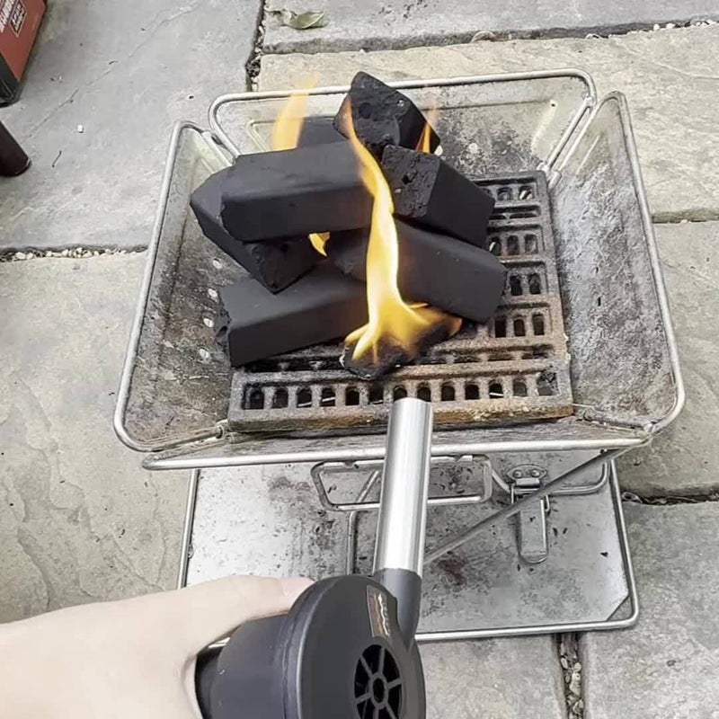 🔥 Danoz BBQSmart | Portable Electric BBQ Fan Blower | 2-Speed | Battery Powered | Camping, Picnics & Charcoal Grilling | Free AU Postage