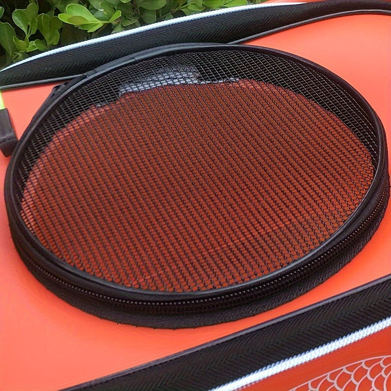 🗳️ Danoz FishSmart | Portable Foldable Live Fish Bucket | 30cm | EVA Waterproof | Mesh Zip Lid | Shoulder Strap | Fishing, Camping & Home Use