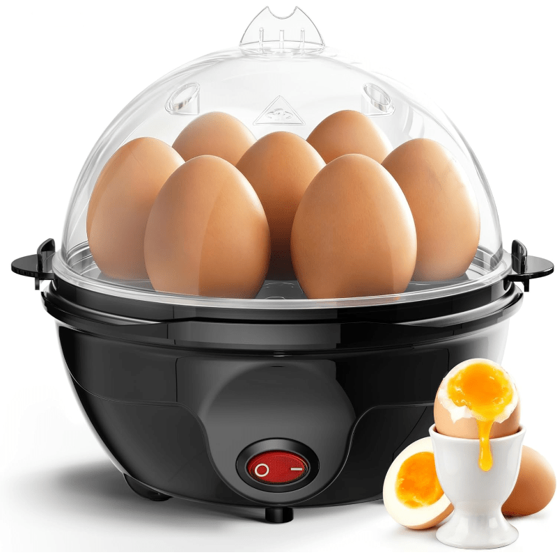🥚 Danoz CookSmart | Electric Egg Cooker | 7-Egg Capacity | One-Touch | Auto Power-Off | Transparent Lid | Multi-Function | AU Plug