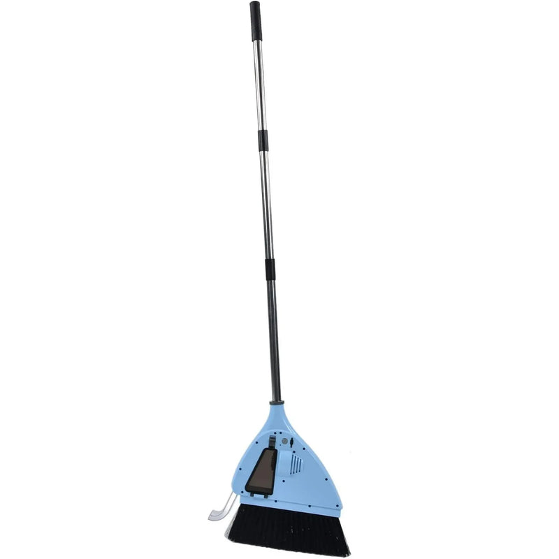 🧹 Danoz CleanSmart | 2-in-1 Cordless Vacuum Broom Cleaner | USB Rechargeable | Quiet Operation | Sweep & Vacuum | Home, Office & Hotel | Blue ✨