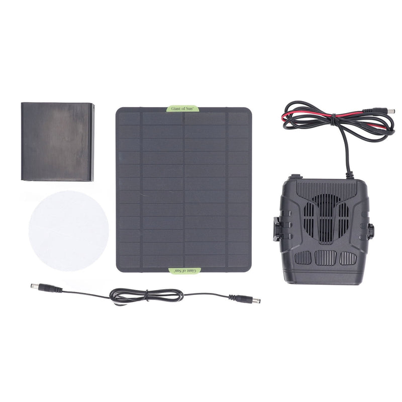 ☀️ Danoz PetSmart | Solar Powered Chicken Coop & Greenhouse Heater Kit | Overheat Protection | USB 5V Charging | Portable | Camping & Outdoor ✨