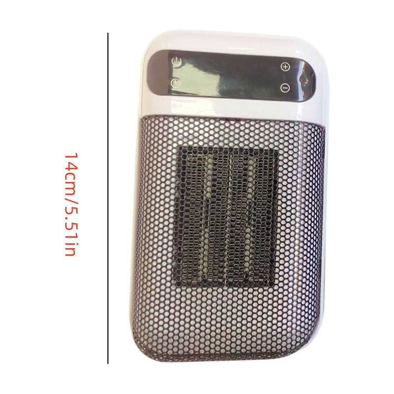 Danoz HeatingSmart - Plug in Heaters for Indoor Use, Upgraded 500W Space Heaters, Safe Mini Heater for Bedroom, Bathroom White - Super Deals!