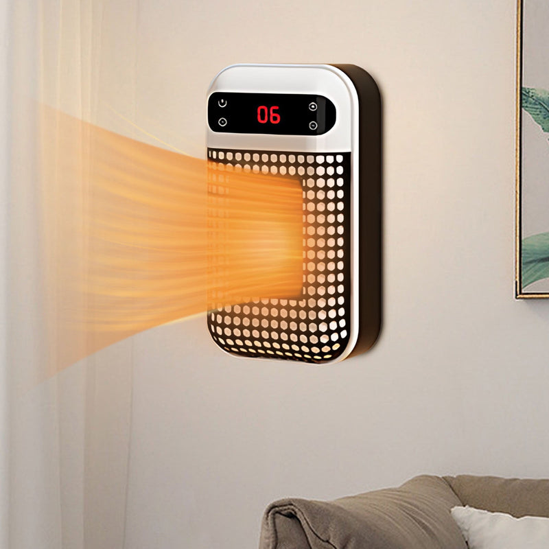 Danoz HeatingSmart - Plug in Heaters for Indoor Use, Upgraded 500W Space Heaters, Safe Mini Heater for Bedroom, Bathroom White - Super Deals!