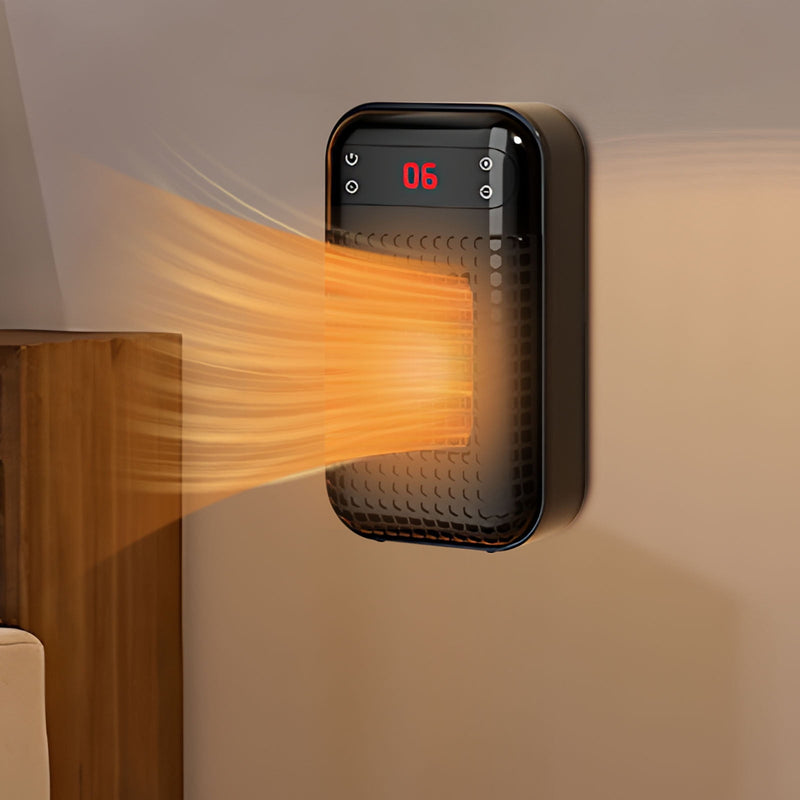 Danoz HeatingSmart - Plug in Heaters for Indoor Use, Upgraded 500W Space Heaters, Safe Mini Heater for Bedroom, Bathroom White - Super Deals!