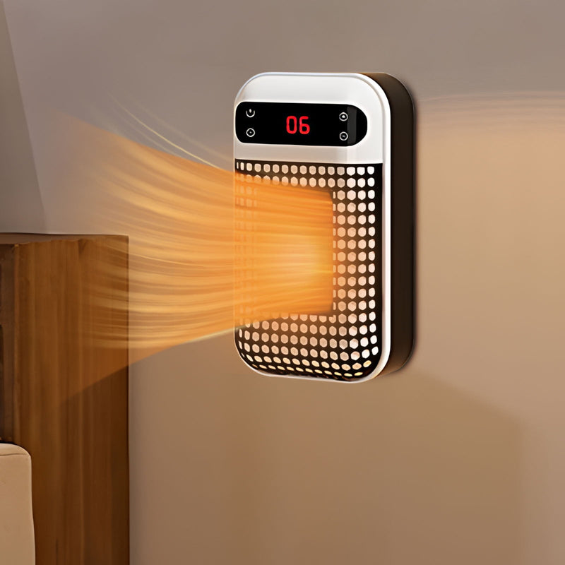 Danoz HeatingSmart - Plug in Heaters for Indoor Use, Upgraded 500W Space Heaters, Safe Mini Heater for Bedroom, Bathroom White - Super Deals!
