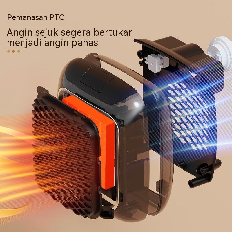 Danoz HeatingSmart 🔥 | 3-Second Wall-Mount PTC Ceramic Heater | 800W | Remote Control | 12-Hr Timer | Silent | Cool-Touch | Grey | Free Postage!