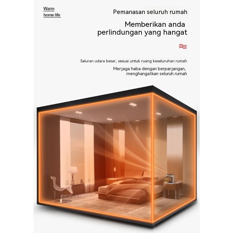 Danoz HeatingSmart 🔥 | 3-Second Wall-Mount PTC Ceramic Heater | 800W | Remote Control | 12-Hr Timer | Silent | Cool-Touch | Grey | Free Postage!