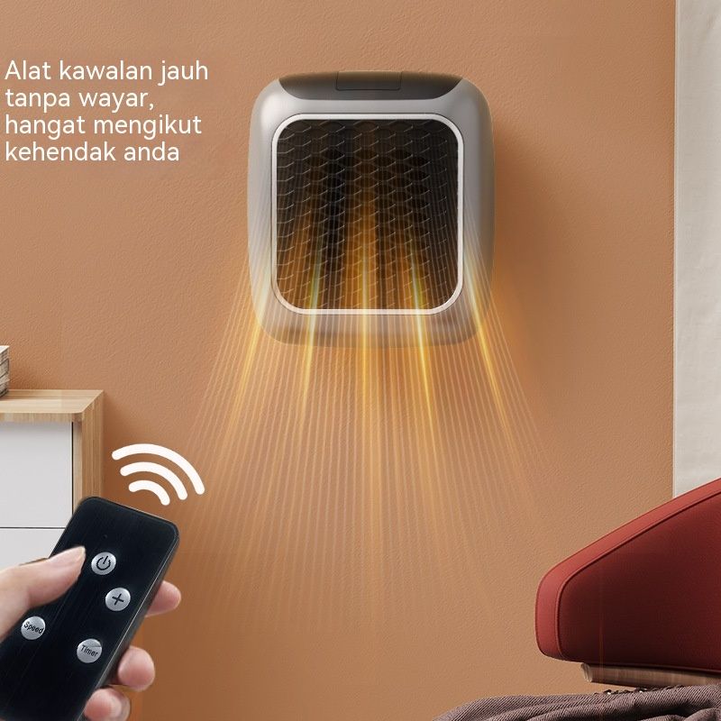 Danoz HeatingSmart 🔥 | 3-Second Wall-Mount PTC Ceramic Heater | 800W | Remote Control | 12-Hr Timer | Silent | Cool-Touch | Grey | Free Postage!