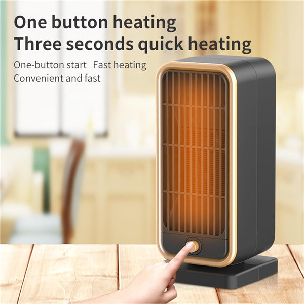 Danoz HeatingSmart - Electric heater - Indoor electric heater - Fan heater for household use - 500W - Ceramic heating element - Power plug