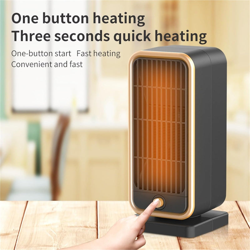 Danoz HeatingSmart - Electric heater - Indoor electric heater - Fan heater for household use - 500W - Ceramic heating element - Power plug