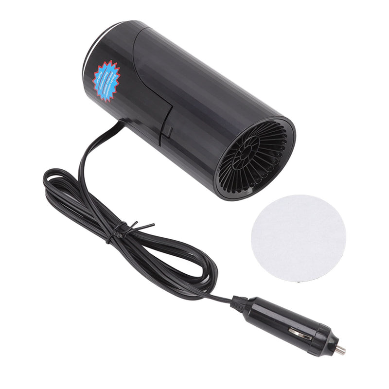 🚗 Danoz CarSmart | 2-in-1 Portable Car Heater & Fan | 150W | Cigarette Lighter | 360° Rotatable | Defrost, Defog & Air Purify | 12V | Black ✨