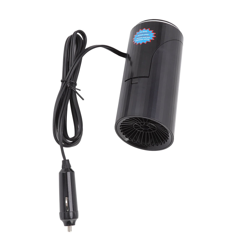 🚗 Danoz CarSmart | 2-in-1 Portable Car Heater & Fan | 150W | Cigarette Lighter | 360° Rotatable | Defrost, Defog & Air Purify | 12V | Black ✨