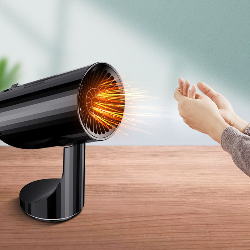 🚗 Danoz CarSmart | 2-in-1 Portable Car Heater & Fan | 150W | Cigarette Lighter | 360° Rotatable | Defrost, Defog & Air Purify | 12V | Black ✨