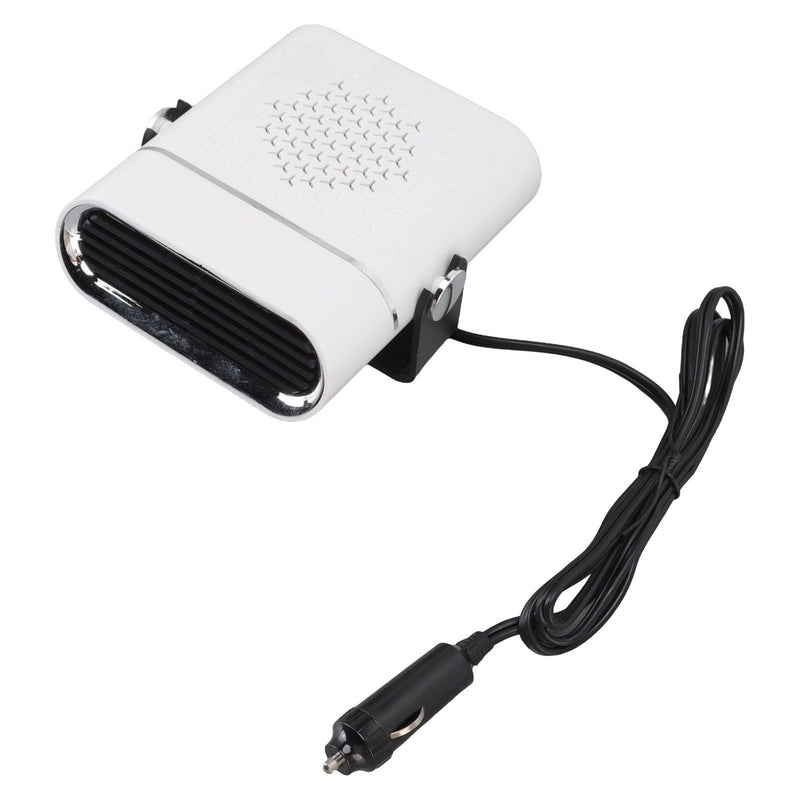 🚗 Danoz CarSmart | Portable Car Heater & Windscreen Defroster | 12V Cigarette Lighter | 360° Rotation | Fast Heating | Built-In Fuse | White ✨