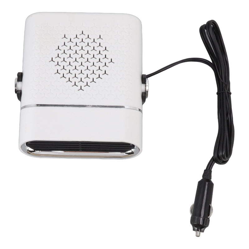 🚗 Danoz CarSmart | Portable Car Heater & Windscreen Defroster | 12V Cigarette Lighter | 360° Rotation | Fast Heating | Built-In Fuse | White ✨