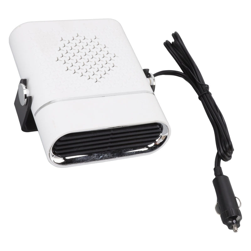 🚗 Danoz CarSmart | Portable Car Heater & Windscreen Defroster | 12V Cigarette Lighter | 360° Rotation | Fast Heating | Built-In Fuse | White ✨