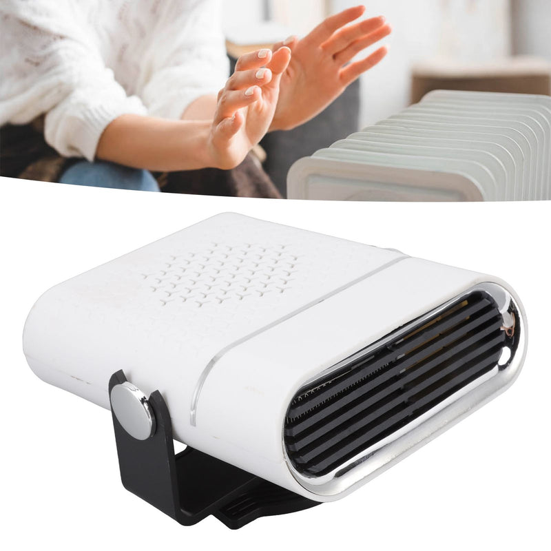 🚗 Danoz CarSmart | Portable Car Heater & Windscreen Defroster | 12V Cigarette Lighter | 360° Rotation | Fast Heating | Built-In Fuse | White ✨