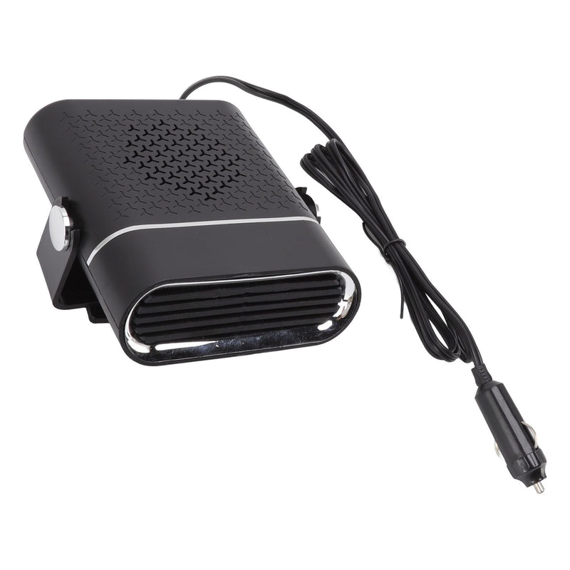 🚗 Danoz CarSmart | Portable Car Heater & Windscreen Defroster | 12V Cigarette Lighter | 360° Rotation | Fast Heating | Built-In Fuse | Black ✨