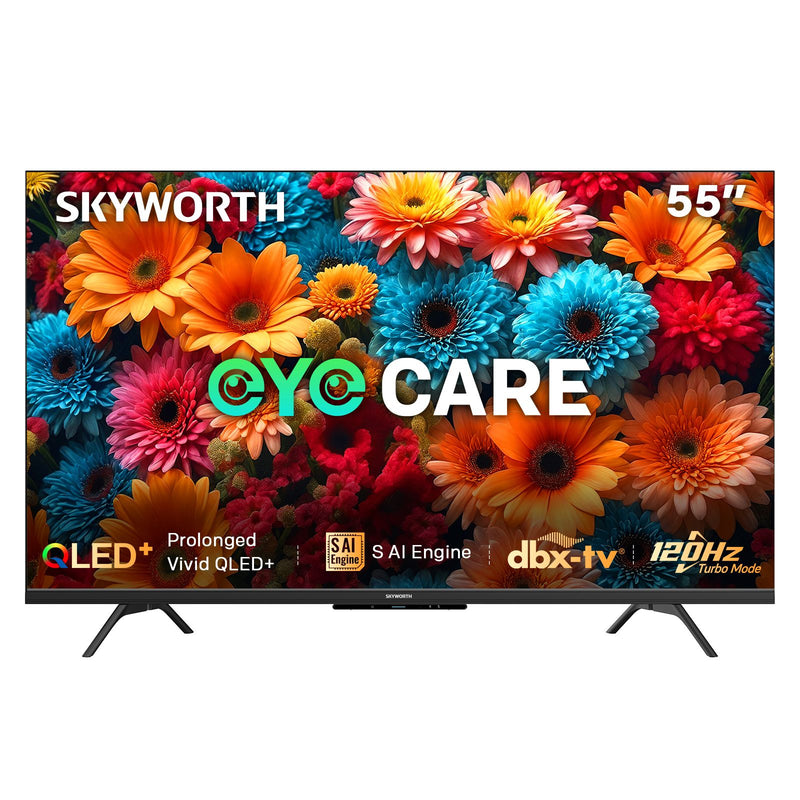 📺 Danoz TVSmart | SKYWORTH Q6600H 55" QLED+ 4K Smart Google TV | Gen 5 Quantum Dot | 120Hz | Dolby Vision & Atmos | Google Assistant | Chromecast
