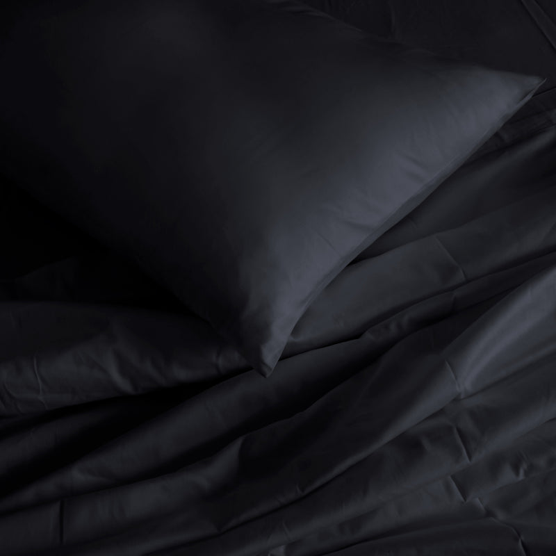 Danoz BeddingSmart - Royal Comfort 1000TC Hotel Grade Bamboo Cotton Sheets Pillowcases Set Ultrasoft - King - Charcoal