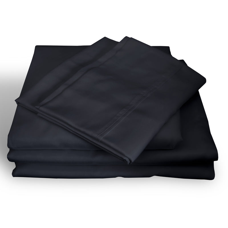 Danoz BeddingSmart - Royal Comfort 1000TC Hotel Grade Bamboo Cotton Sheets Pillowcases Set Ultrasoft - King - Charcoal