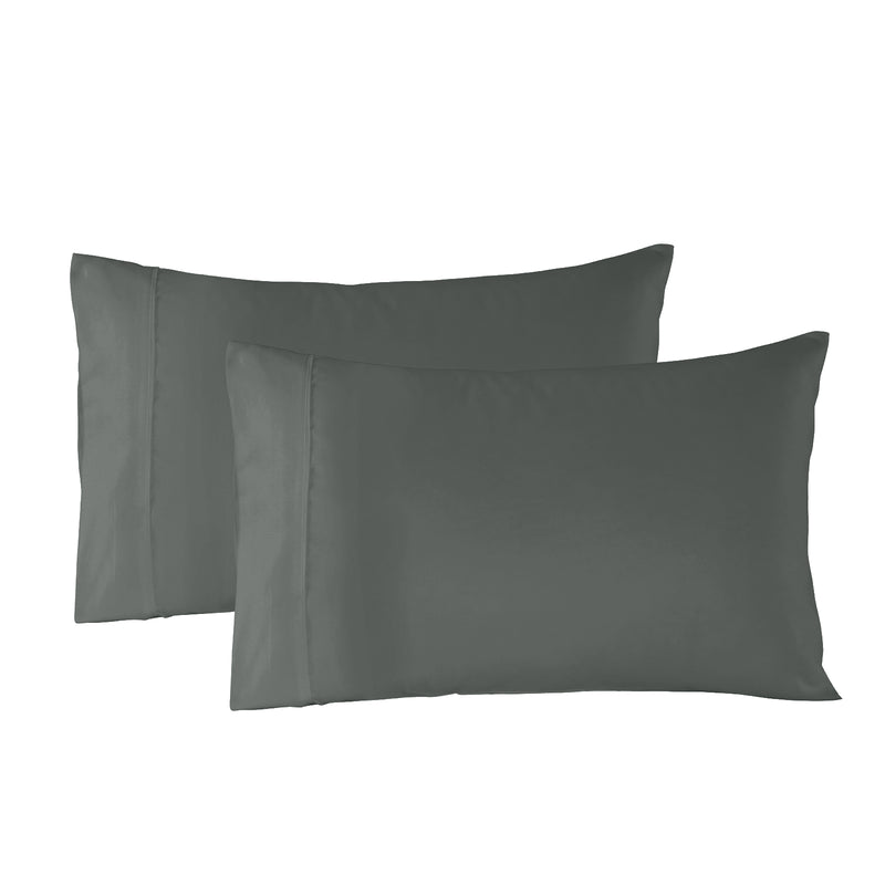 Danoz Beddings - Royal Comfort Bamboo Blended Sheet & Pillowcases Set 1000TC Ultra Soft Bedding - King - Charcoal