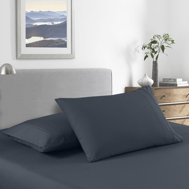 Danoz Beddings - Royal Comfort 2000 Thread Count Bamboo Cooling Sheet Set Ultra Soft Bedding - Single - Charcoal