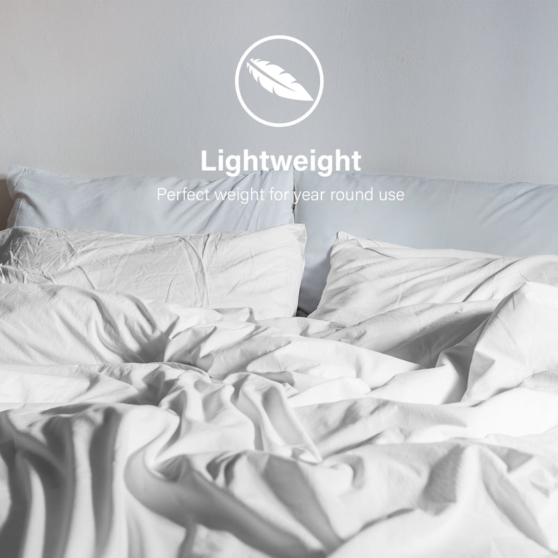 Danoz Beddings - Royal Comfort Vintage Washed 100% Cotton Sheet Set Fitted Flat Sheet Pillowcases - King - White