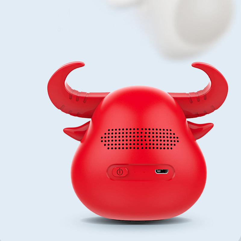 Danoz Direct - Fitsmart Bluetooth Animal Face Speaker Portable Wireless Stereo Sound - Red