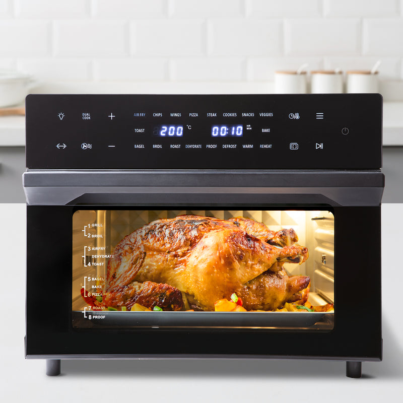 Danoz Kitchen Couture 30 Litre Air Fryer Oven 18 Presets 5-in-1 Multifunctional Black