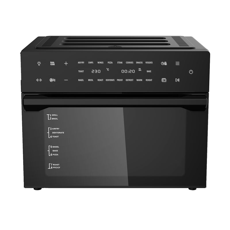 Danoz Kitchen Couture 30 Litre Air Fryer Oven 18 Presets 5-in-1 Multifunctional Black