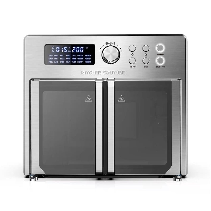 Danoz Kitchen Couture Do All 25 Litre Air Fryer Oven French Door Multifunctional Silver