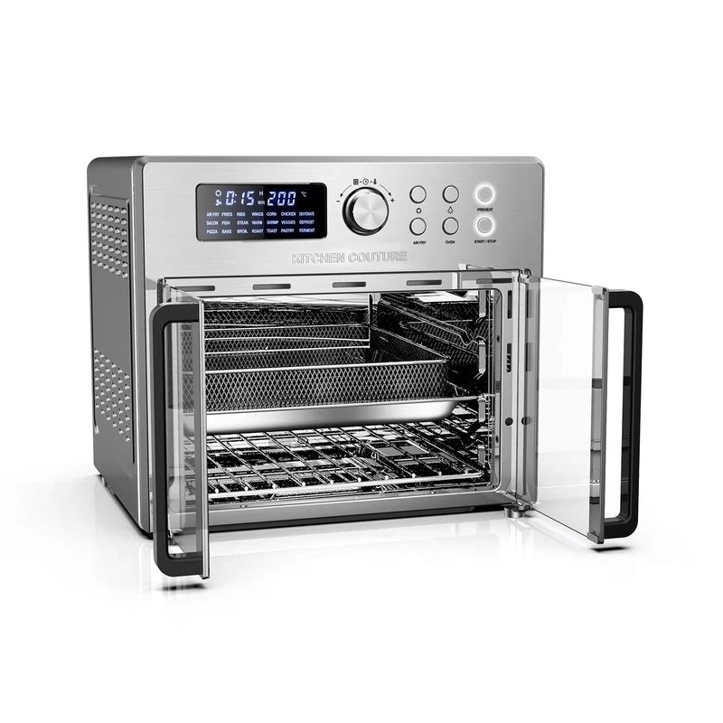 Danoz Kitchen Couture Do All 25 Litre Air Fryer Oven French Door Multifunctional Silver