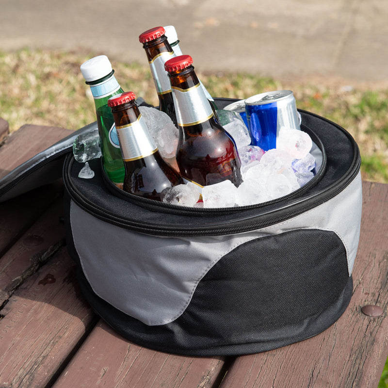 Danoz Outdoors - Havana Outdoors 2-IN-1 BBQ Grill Cooler Combo Set Outdoor Camping Picnic