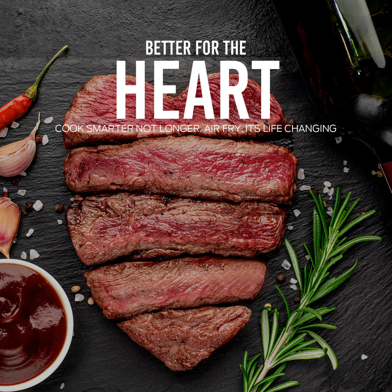 Danoz Kitchen Couture Dual View 2 x 5 Litre (10 Litre) Air Fryer Stainless Steel