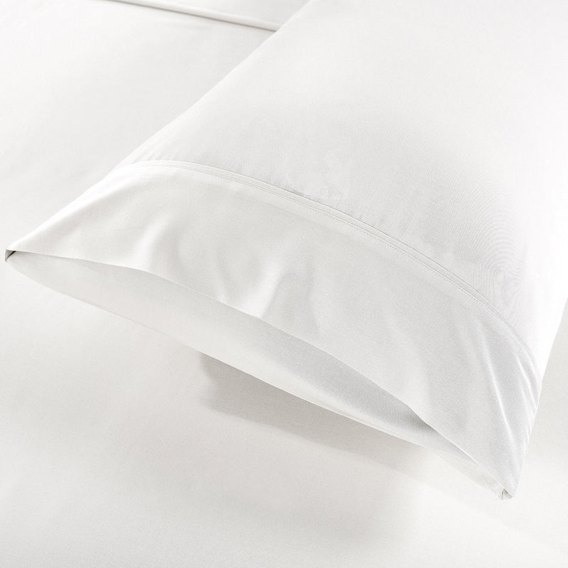Danoz Beddings - Royal Comfort Bamboo Blended Sheet & Pillowcases Set 1000TC Ultra Soft Bedding - King - White