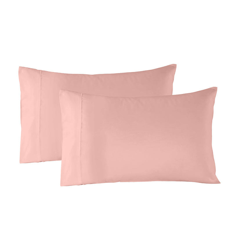 Danoz Beddings - Royal Comfort Bamboo Blended Sheet & Pillowcases Set 1000TC Ultra Soft Bedding - King - Blush