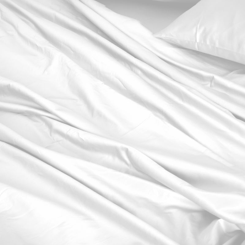 Danoz BeddingSmart - Royal Comfort 1000TC Hotel Grade Bamboo Cotton Sheets Pillowcases Set Ultrasoft - King - White