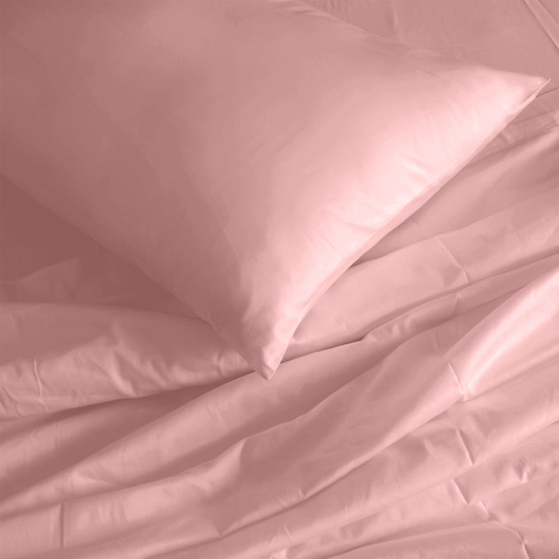 Danoz BeddingSmart - Royal Comfort 1000TC Hotel Grade Bamboo Cotton Sheets Pillowcases Set Ultrasoft - King - Blush
