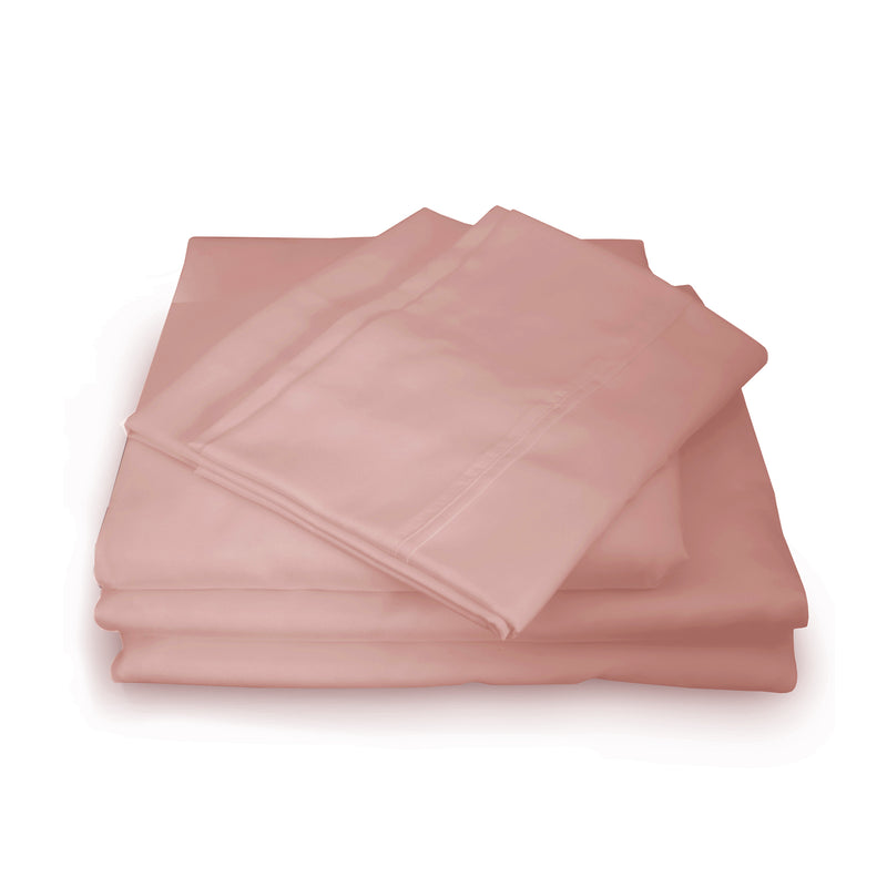Danoz BeddingSmart - Royal Comfort 1000TC Hotel Grade Bamboo Cotton Sheets Pillowcases Set Ultrasoft - King - Blush
