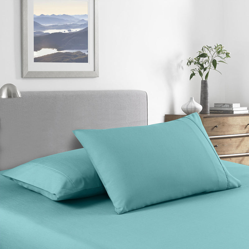 Danoz Beddings - Royal Comfort 2000 Thread Count Bamboo Cooling Sheet Set Ultra Soft Bedding - King - Aqua