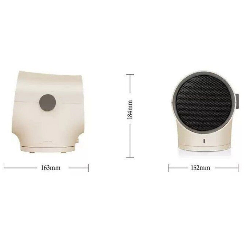 Danoz Direct - Kawa Smart Pink Edition PTC Ceramic Heater Oscillating Home Office Desk Personal 1000w